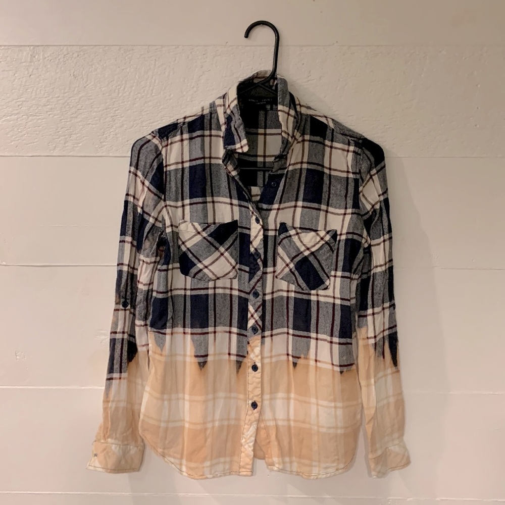 Bleached flannel